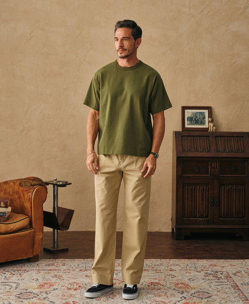 1900s Heavyweight Cotton Jersey Boxy T-Shirt