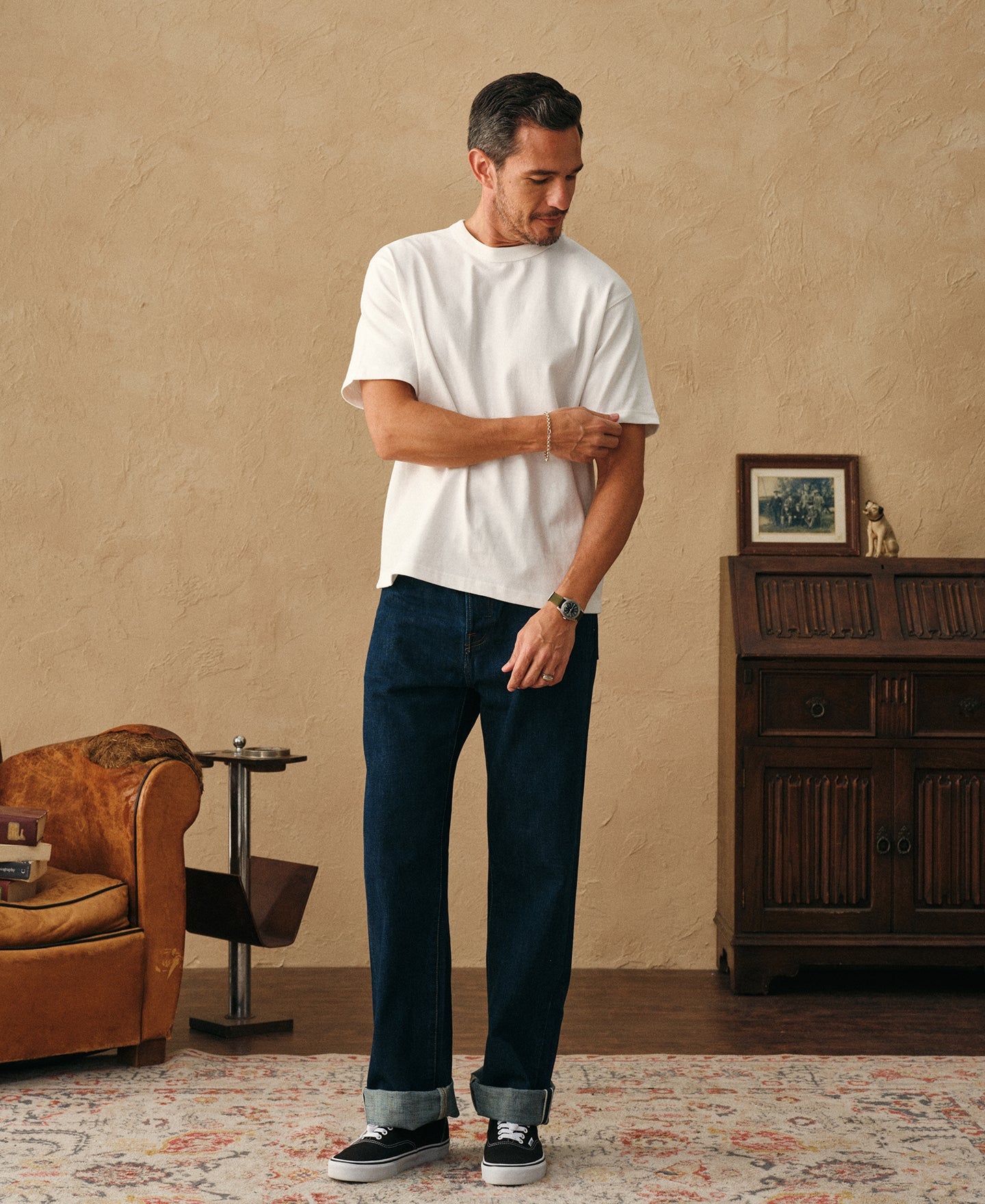 1900s Heavyweight Cotton Jersey Boxy T-Shirt