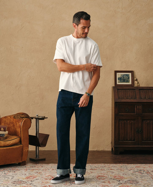 1900s Heavyweight Cotton Jersey Boxy T-Shirt