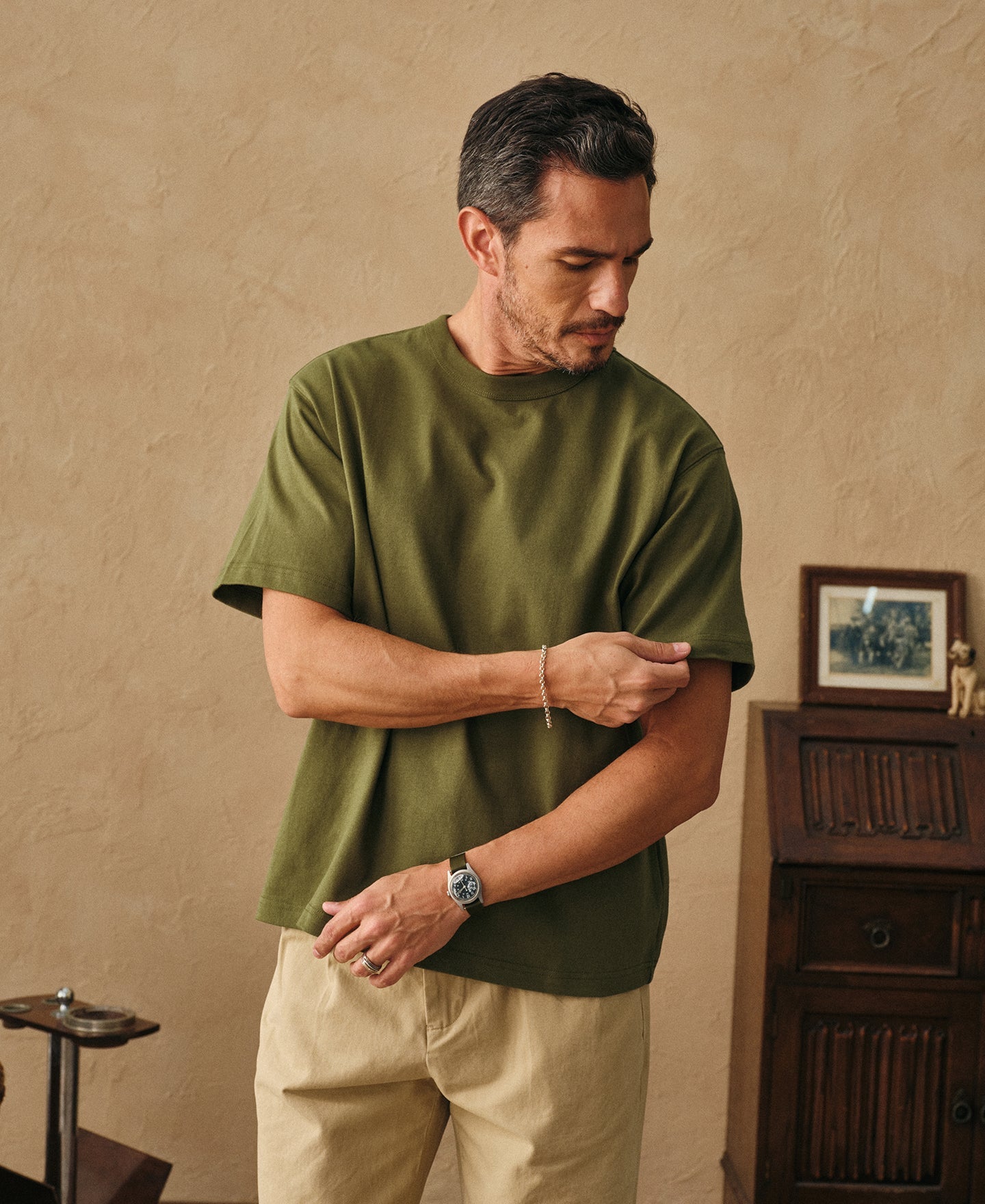 1900s Heavyweight Cotton Jersey Boxy T-Shirt